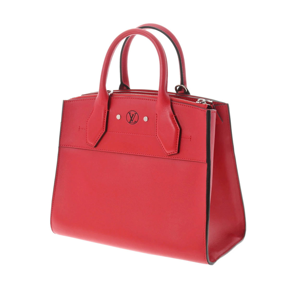 Louis Vuitton Steamer Rouge Handbag Calfskin City